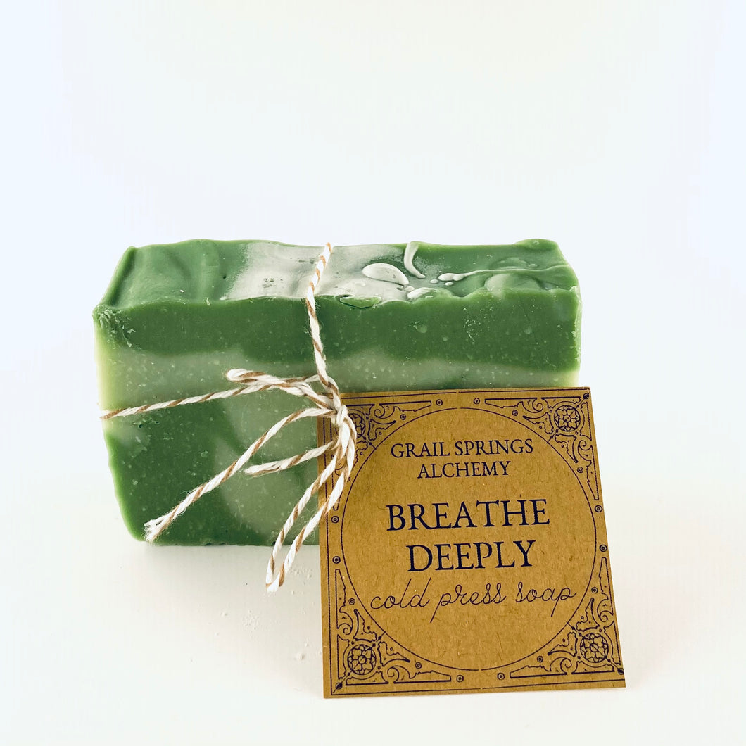Breathe Deeply ~ Cold Press Bar Soap 175g
